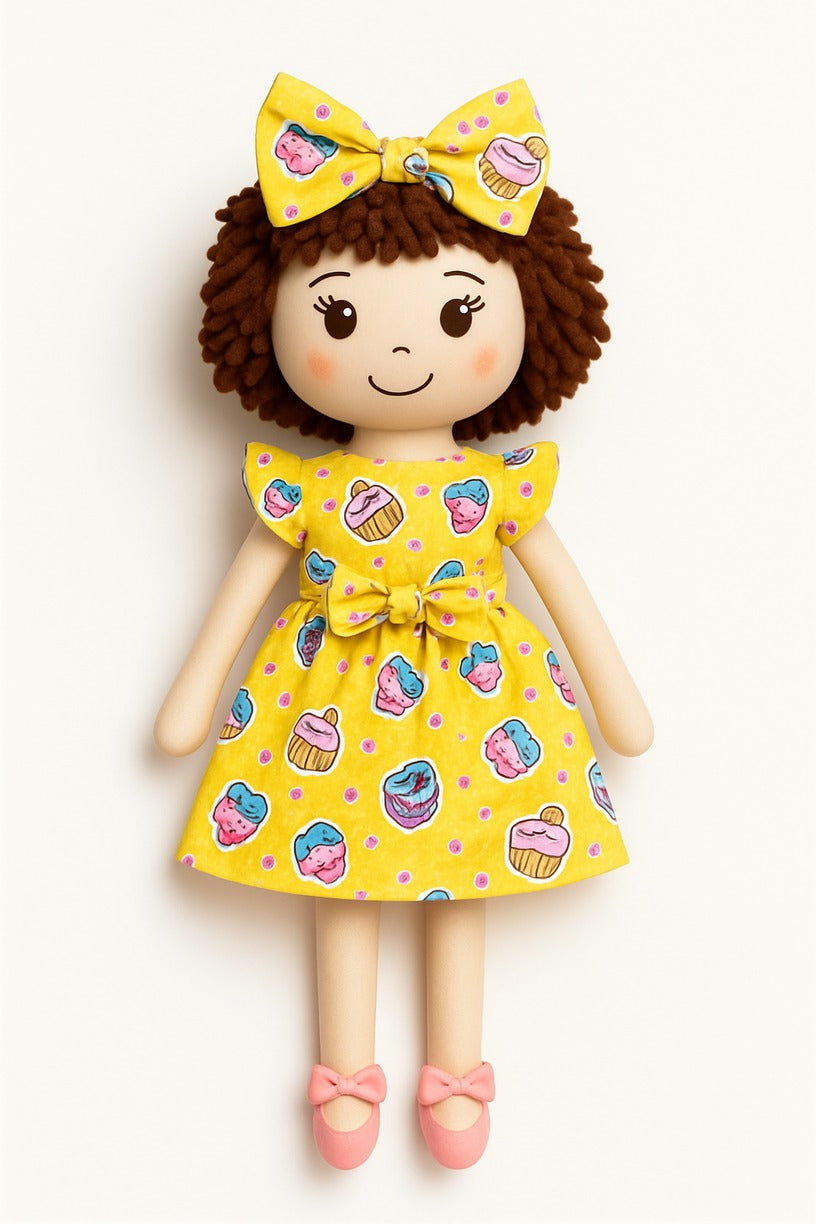 Kit completo (Vestidos + Boneca + Laços + Mochila)