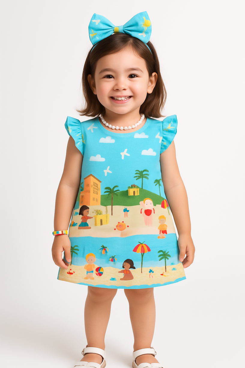 Kit completo (Vestidos + Boneca + Laços + Mochila)