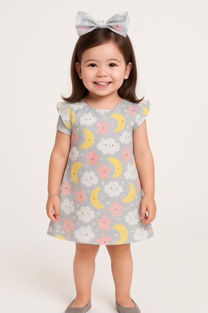 Kit completo (Vestidos + Boneca + Laços + Mochila)