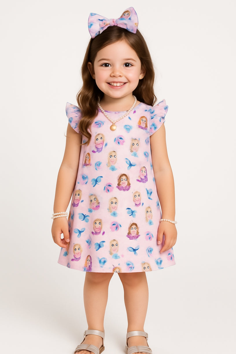 Kit completo (Vestidos + Boneca + Laços + Mochila)